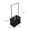 Multifunctional Tennis Ball Basket Portable Ball Pickup Trolley 75 Balls Storage Tennis Basket Cart
