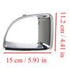 Car Front  Left/ Right Brake Air Duct Frame Cover For  BMW MINI R55 R56 R57 R58 R59 JCW S 51117255117 51117255118 Chrome