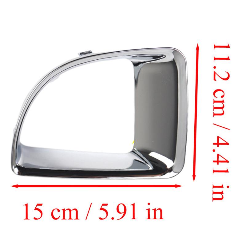 Car Front  Left/ Right Brake Air Duct Frame Cover For  BMW MINI R55 R56 R57 R58 R59 JCW S 51117255117 51117255118 Chrome