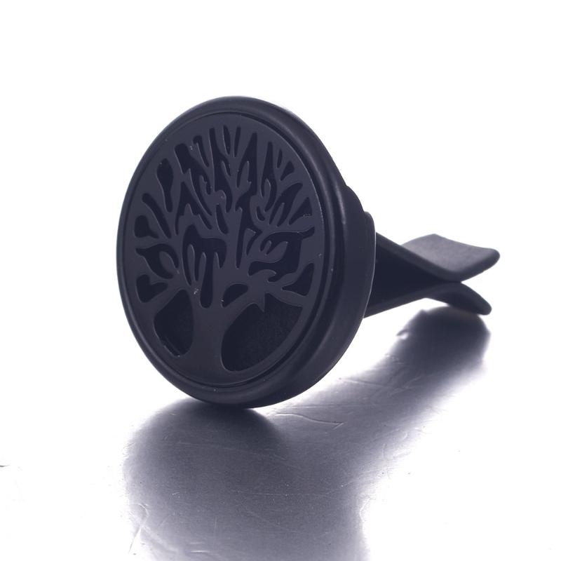 2026 Neuer Vintage Schwarzer Aromatherapie Diffusor Anhänger Medaillon Auto Parfüm Diffusor Lüftungsklemme Lufterfrischer Aroma Schmuck Zubehör
