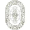 Rovigo Home Digitaldruck, waschbar, rutschfeste Unterseite, ovaler Wohnzimmerteppich RVG7211-HK128