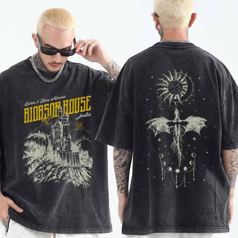 Basgiath War College Fourth Wing Dragon Rider Graphic T Shir S