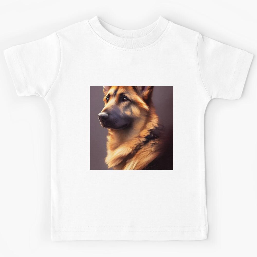 German shepherd portrait - classic Shepherd Kids T-Shirt 150