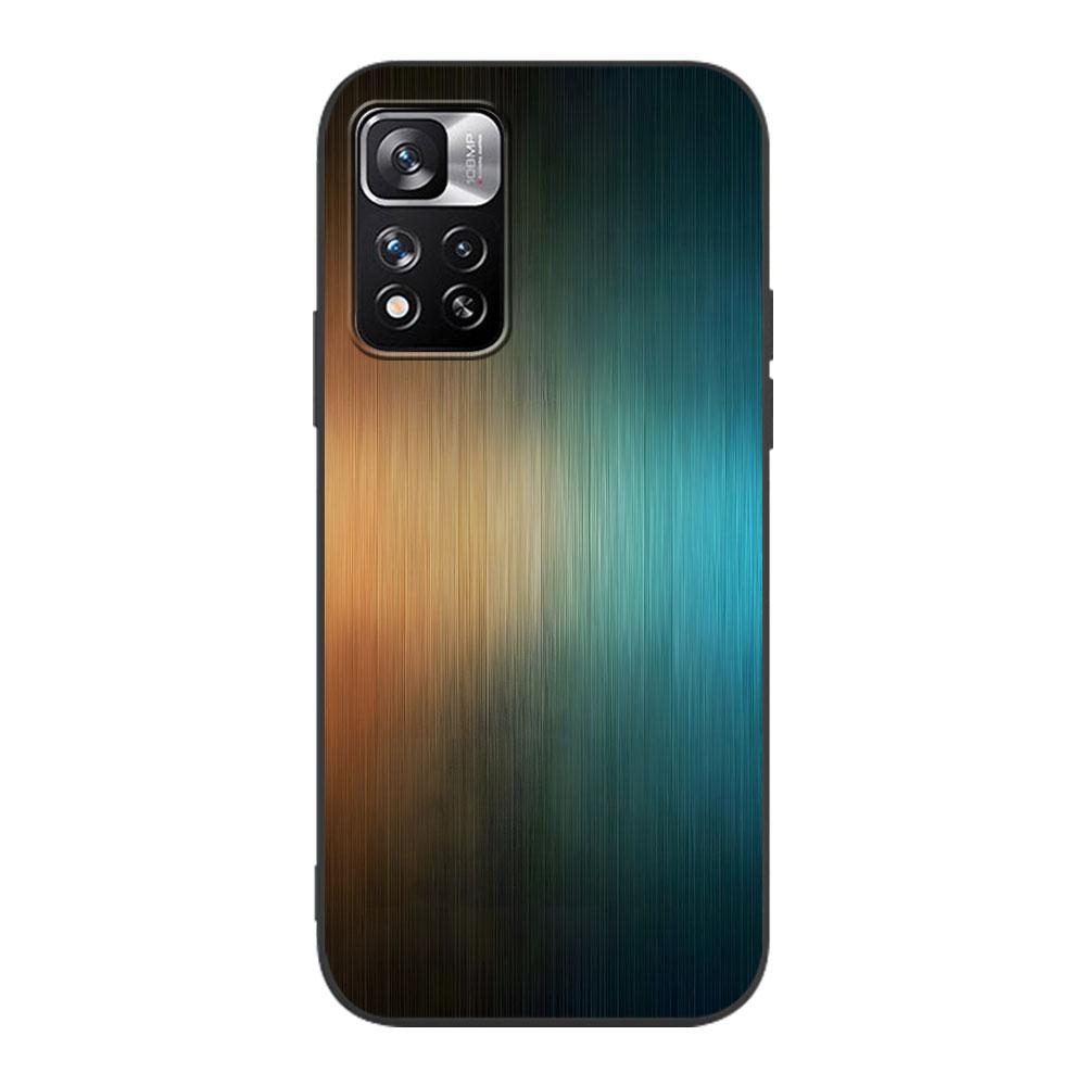 Metal Texture Luxury Case for Xiaomi Redmi Note 11 10S 8T 10 12 Pro Plus 11T 8 9 11E 11S 5 Pro 9S 7 Soft TPU Black Phone Cover