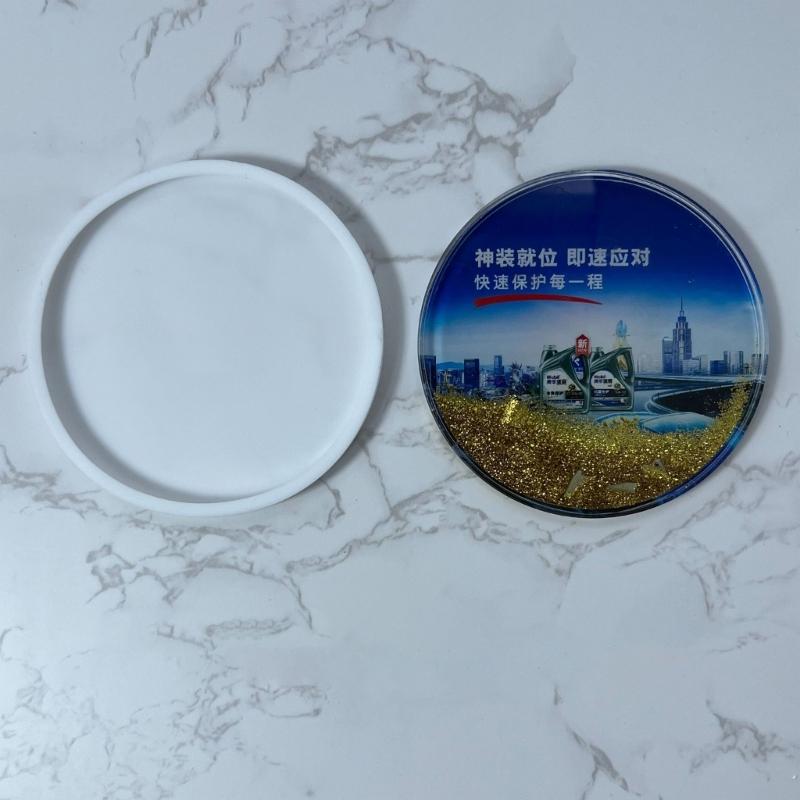Resin Coaster Silicone Molds Durable Silicone Coaster Molds for Resin Casting Cup Mat Epoxy Resin Mold Crafts Decoration