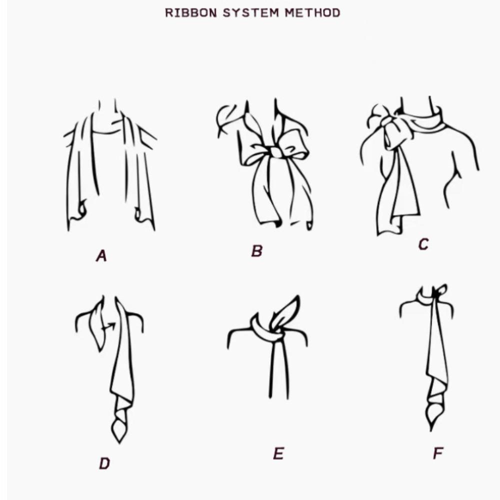 Dacron Mid-Autumn Festival Gift Box Scarf Headband Floral Skinny Scarf Women