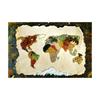 Spices Map Canvas Painting Grains Spoon Peppers Wall Art Kitchen Poster Print Decorative Picture For Dining Room Home Decor Unframed
