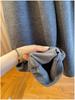 Korean High-Waisted Wide-Leg Drape Pants for Women - Plus Size Fall/Winter Drawstring Casual Pants