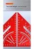7" Aluminum Alloy Woodworking Try Square - 90° Metric/Imperial Right Angle Ruler