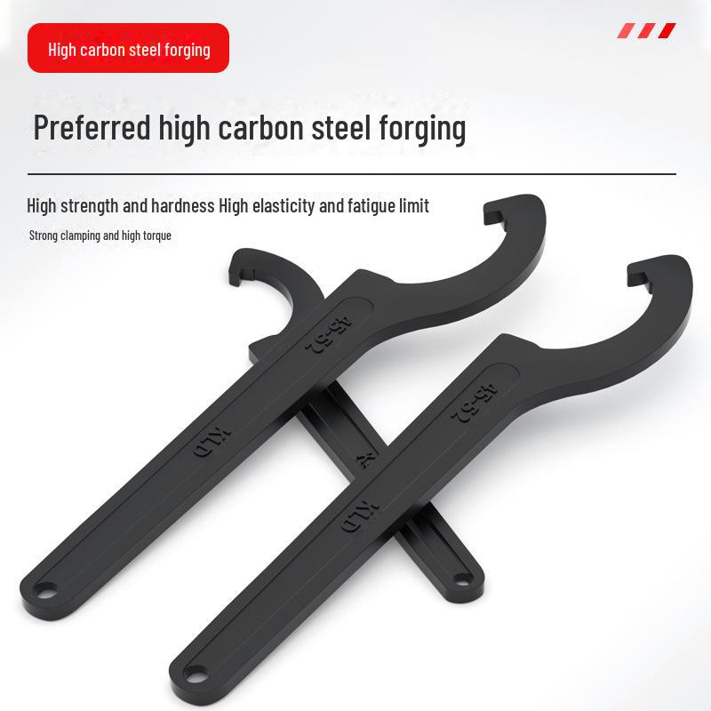 Cheie universală reglabilă în formă de semilună pentru contoare de apă - Design cu cârlig pentru absorbția șocurilor