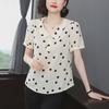 Women's Polka Dot Doll Collar Loose Tops - Summer 2023 Fashion