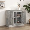 Sideboard Concrete Grey 70x35.5x67.5 Cm Engineered Wood