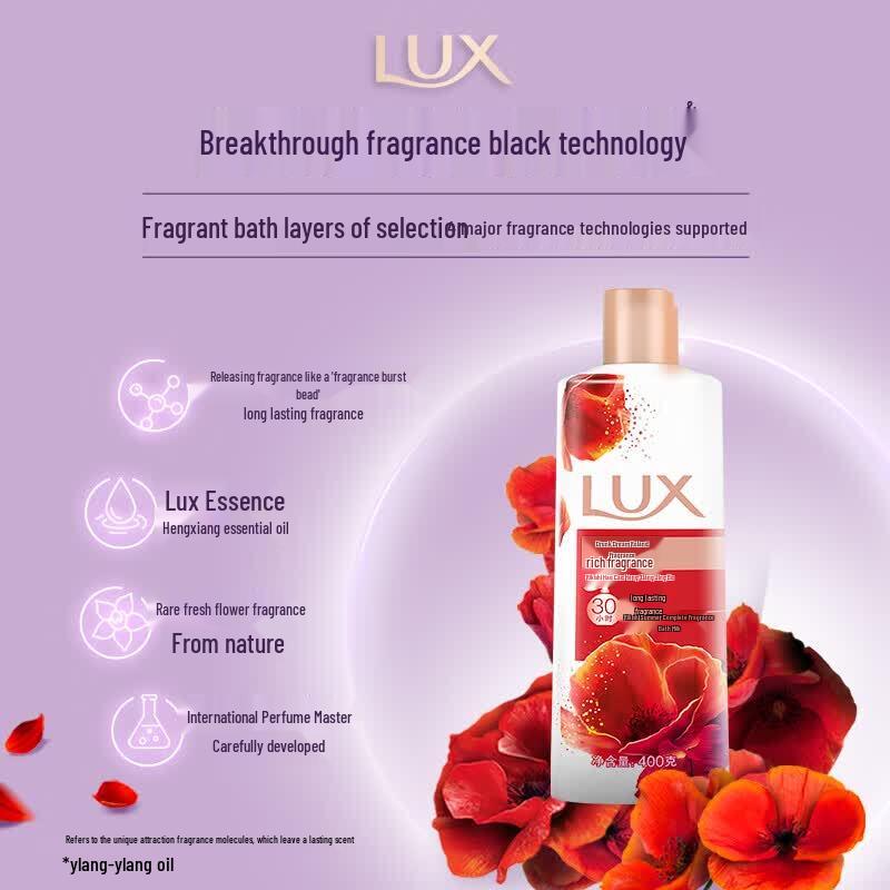 Lux Dreamy Lavender Fragrant Body Wash 4x400g