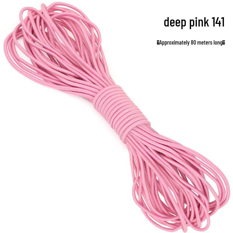 Children's Colored Round Elastic Jump Rope || High Elastic Cord for Clothing and Pants