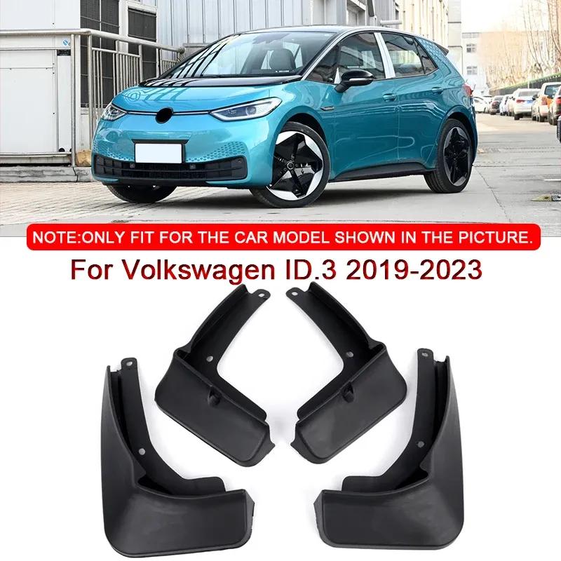 For Volkswagen ID.3 - Car Styling ABS Car Mud Flaps Splash Guard Mudguards MudFlaps Front Rear Fender Auto Accessories