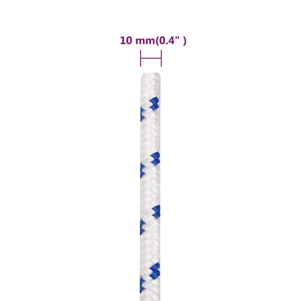 Boat Rope White 10 Mm 25 M Polypropylene