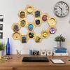 6pcs Medal Display Hanger Rack Wooden Honeycomb Medal Storage for Sports Races Track Field Spartan Running Marathons