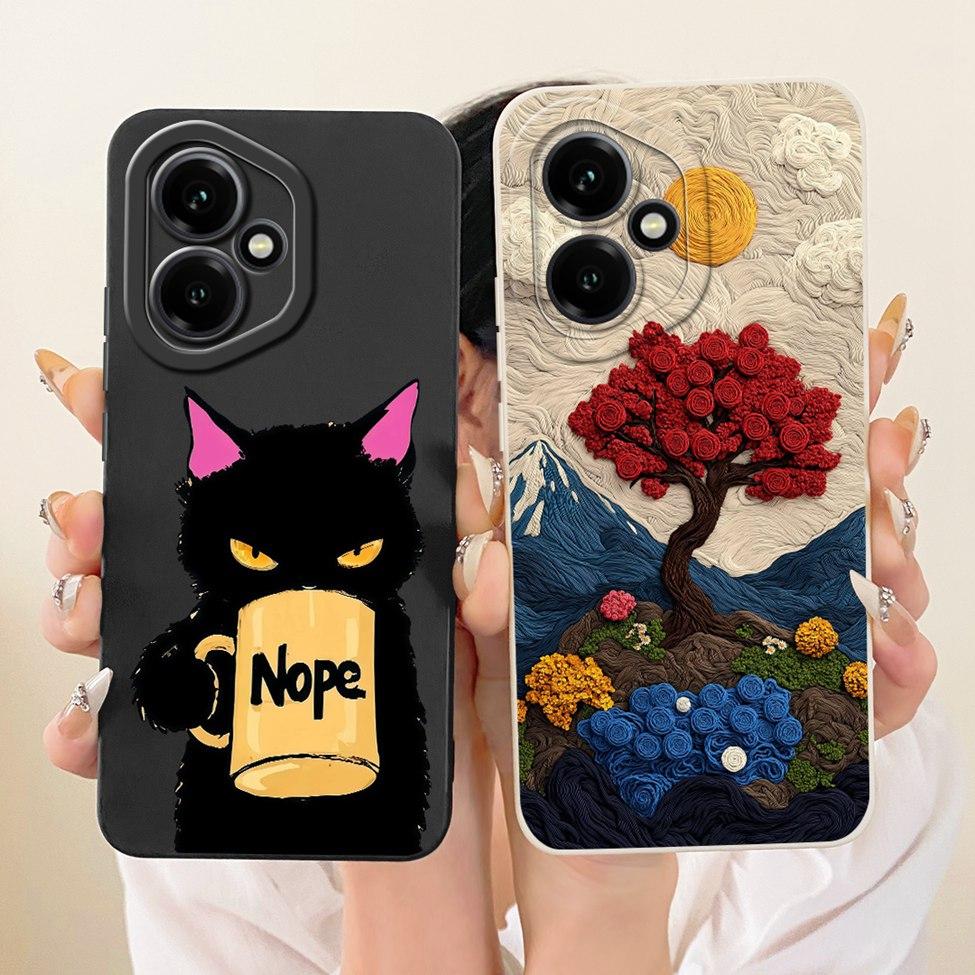 For Honor DNY-NX9 Casing For Honor 400 5G Cover Fashion Cartoon Cute Funny Painted Silicone Phone Case