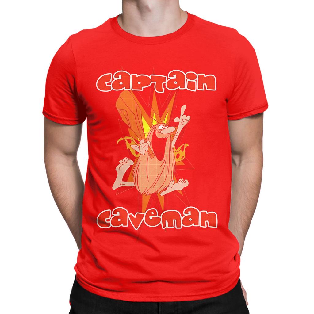 Classic Funny 100 Cotton Tshirt Captain Caveunisex Tops Tees For Unisex