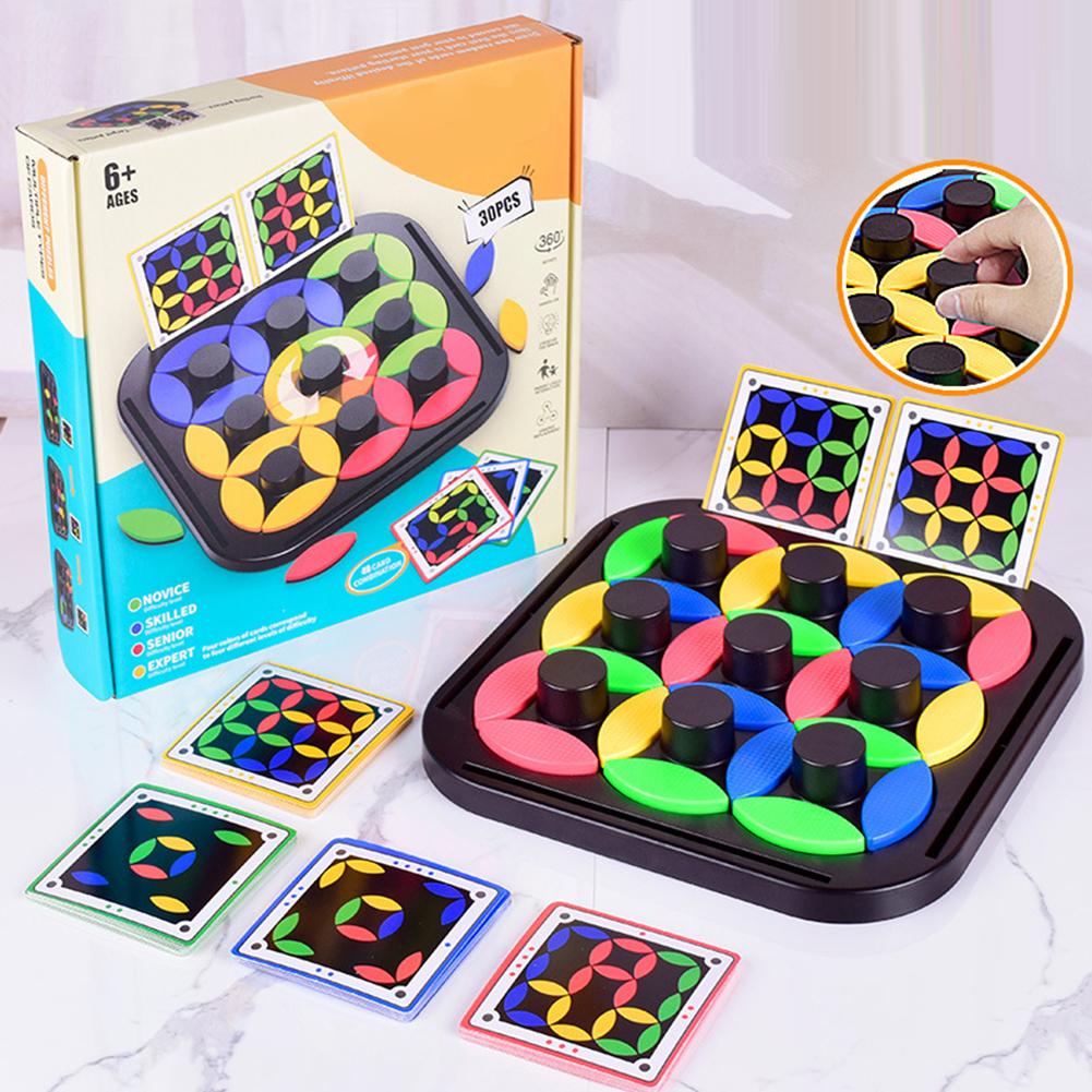 Rotating Jigsaw Puzzles Board Game Logical Thinking Training Game Toy For Party China Mainland