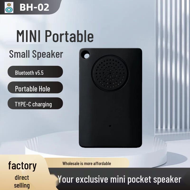 

Magnetic Mini Bluetooth Sleep Speaker: Portable Under-Pillow Sound Machine, Supports Voice Calls Black - Bag Package