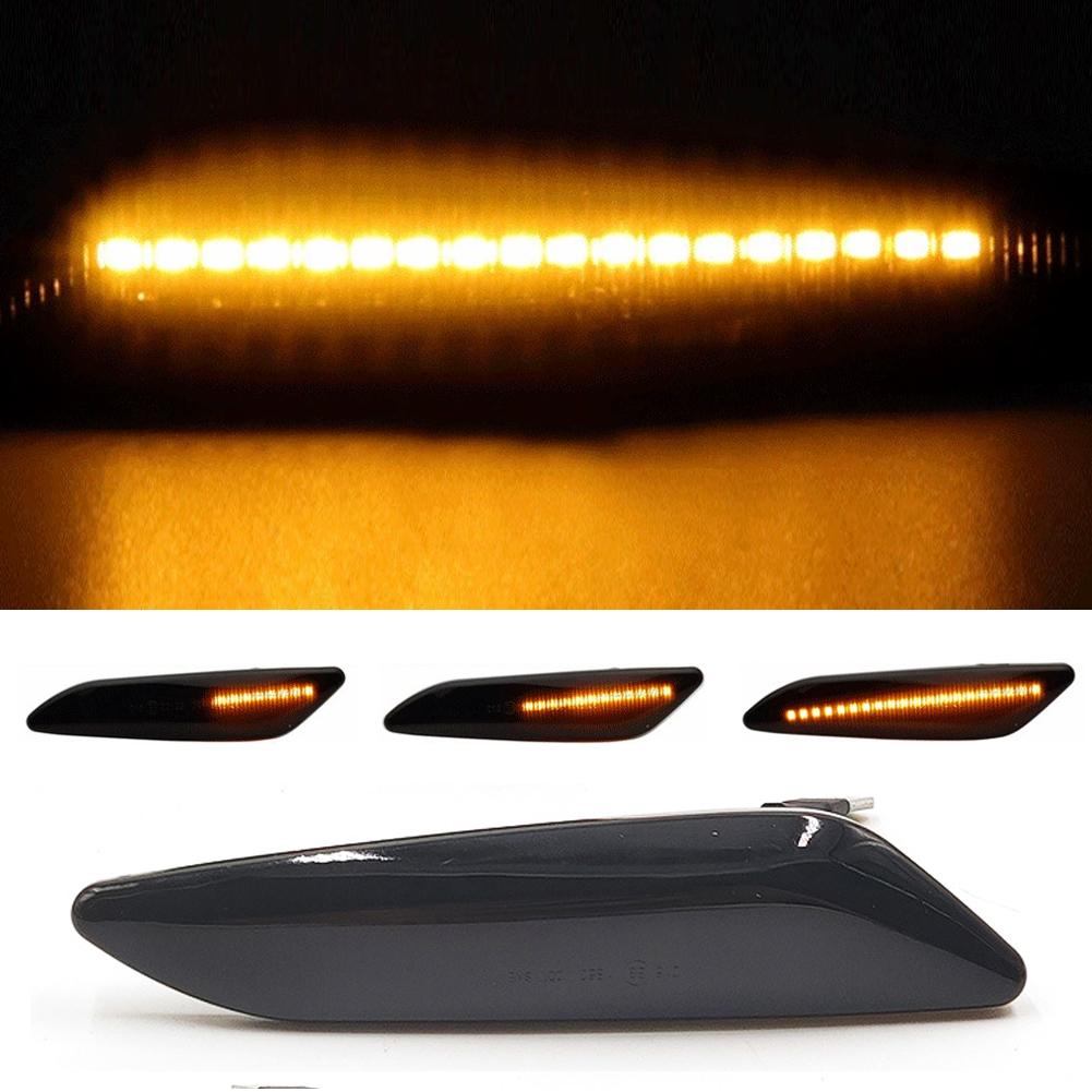 2 Stück Auto Sequentiell Blinkende LED Blinker Seitenmarkierungsleuchte Blinkerleuchte Für Alfa Romeo 147 156 Fiat Egea Tipo Lancia Delta Ypsilon 3