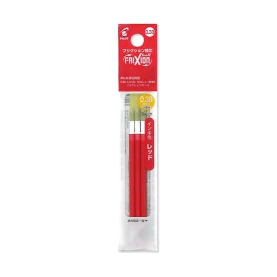 Шариковая ручка Pilot Frixion Refill 0,38 мм красная 3 шт. LFBTRF30UF3R