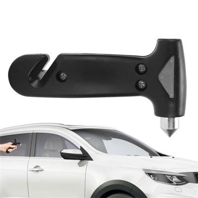 Novo martelo de segurança para carro, acessórios de fuga para janela quebrada, martelo de sobrevivência com cortador de cinto de segurança, ferramentas de fuga automotivas