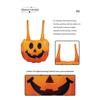 Costume di Halloween zucca per bambini con bretelle per neonati e bambini
