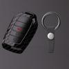 2/3/4/5 Button Carbon Car Key Case Cover For Toyota Rav4 Harrier Hilux Fortuner Land Cruiser Crown Highland Prado Yaris Cross Ay
