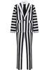 Beetlejuice Sorcerer Halloween Role-Playing Red Striped Suit & Skirt