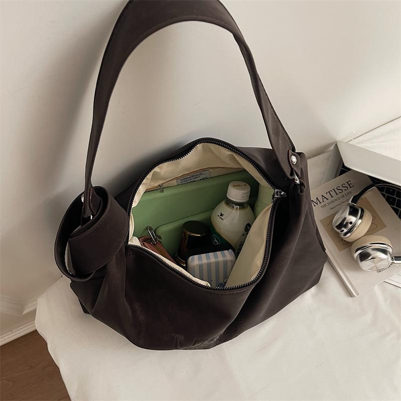 Fashion Women's PU Leather Hobo Bag Accent Adjustable Strap Large Capacity Casual Bag for Commute Daily Life, Travel, Shopping, and Other Scenarios