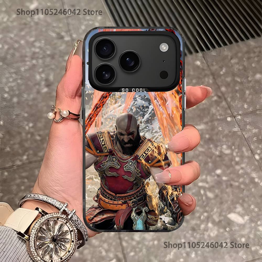 

Game G-God of W-War For Black Candy Matte Cover iPhone 17,16,15,14,13,12,11,Mini,Pro,E,SE4,XS,MAX iPhone13mini