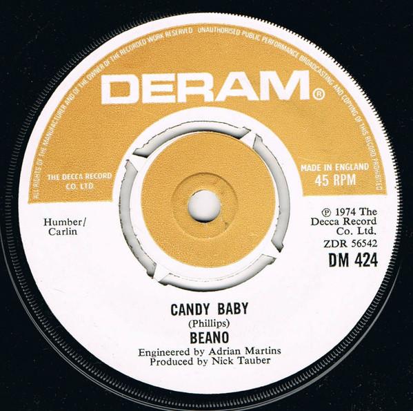 

7inch Record BEANO - Candy Baby DM424 Deram 1974 UK Rock Used