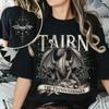 Fourth Wing Series Tairn Black  Shirt, Onyx Storm Dragon Rider T-shirt Size S-4X Unisex T-Shirt
