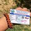 LABORZERTIFIZIERT Natürliches RUDRAKSHA Rudraksh Armband Verstellbar Unisex Kostenloser Versand Indischer Herkunft Lord Shivas Yoga Gebet Meditation, Unisex