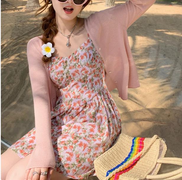 Women's Ice Silk Knitted Cardigan Coat - Spring/Summer 2026 Sun Protection Shawl for Dresses