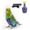 Adjustable Bird Flight Suits Escape Proof Feces Pocket Parrot Flying Harness Breathable Parrot Outdoor Leashes Bird Training