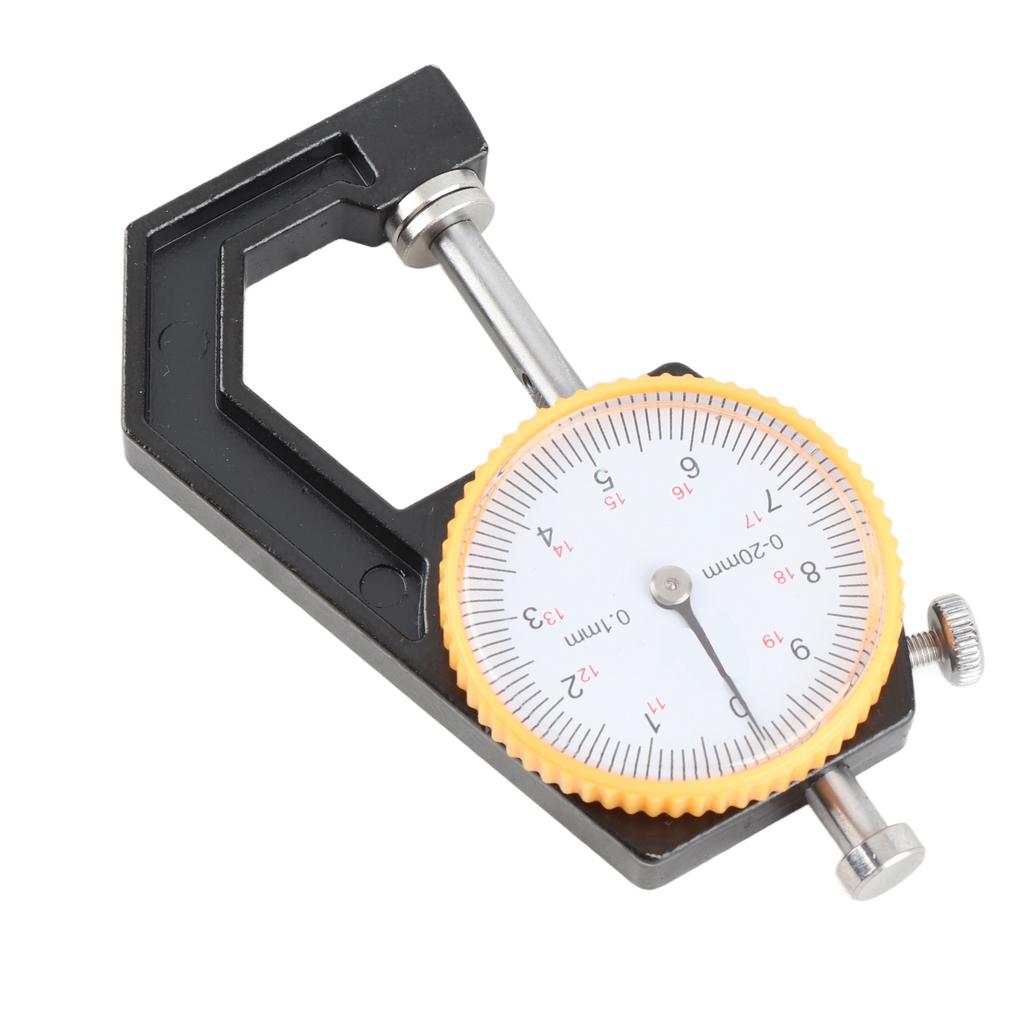 Thickness Gauge Tester Dial Flat Head Vegetable Tanned Leather DIY Measuring Tool0-20mm