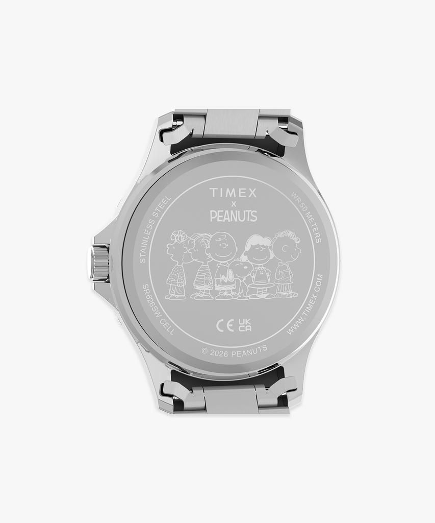 Taimaegseu X Peanuts Navi Soccer Blue Dial Metal Watch 41Mm