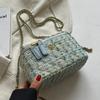 Small Bag Women's New Fashion Knitted Chain Messenger Bag Mini Bag