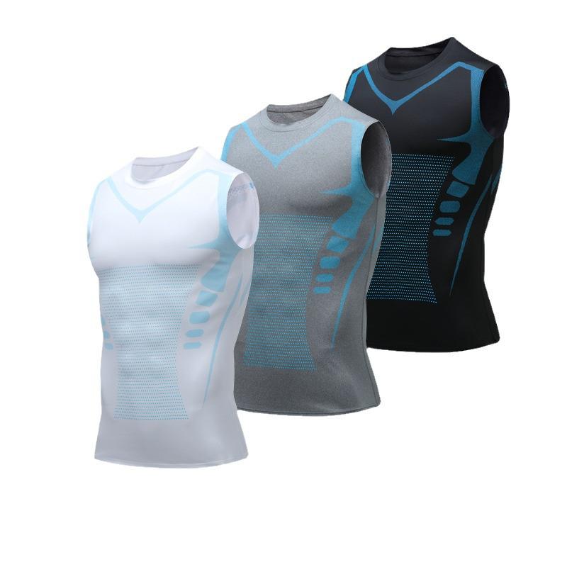 Men's Quick-Dry Compression Tank Top for Running & Basketball Training