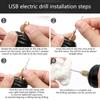 Handheld Mini Electric Drill DIY USB Tool for Epoxy Resin Jewelry Wood Craft Engraving Pen