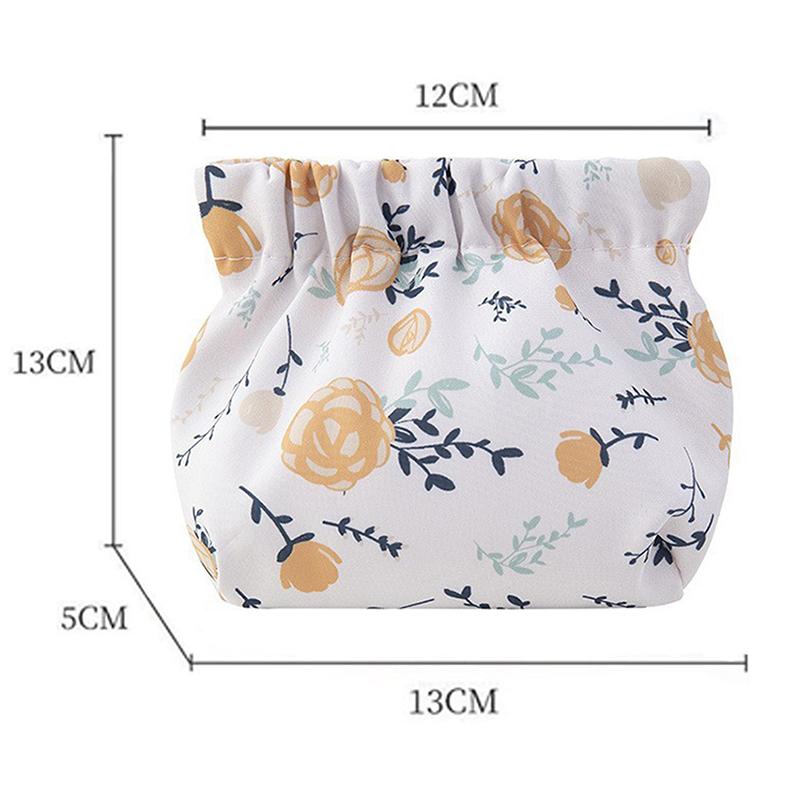 

Маленькая косметичка, сумка-кошелек, мини-сумка для женщин, дорожный кошелек для монет, самозакрывающийся небольшой дорожный набор для губной помады as the picture