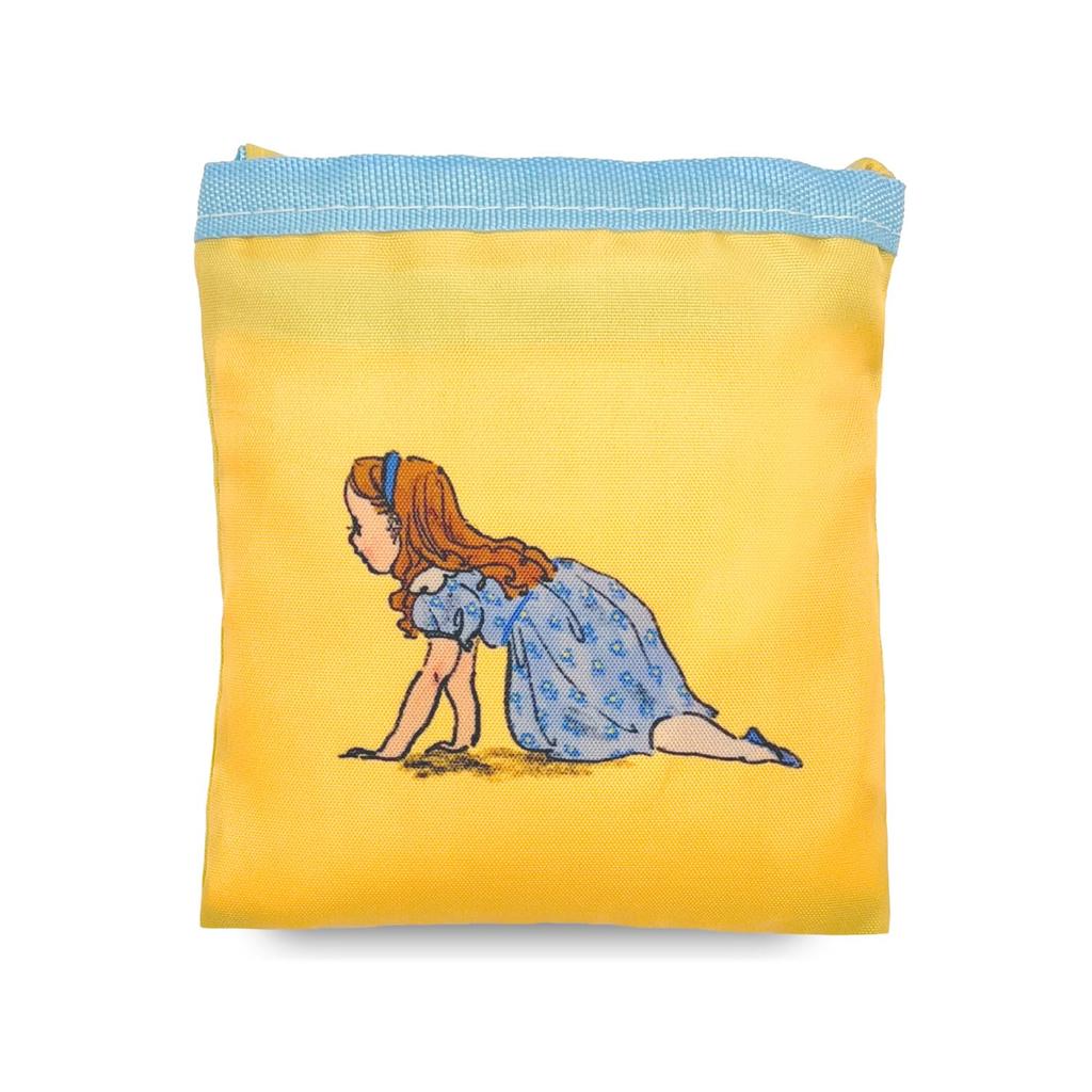 Kurahashi Rei Eco Yellow Miscellaneous Goods Bag, (KHR011), Pocketable, Packable, Compact, Foldable,