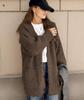 2025 Autumn/Winter Women's V-neck Faux Alpaca Wool Cardigan Sweater - Macaron Color Series