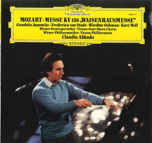 

LP Record CLAUDIO ABBADO, WIENER STAATSOPERNC - Mozart Messe C-moll, Kv139 Waisenha 2530777 DEUTSCHE GRAMMO Germany Classical Used