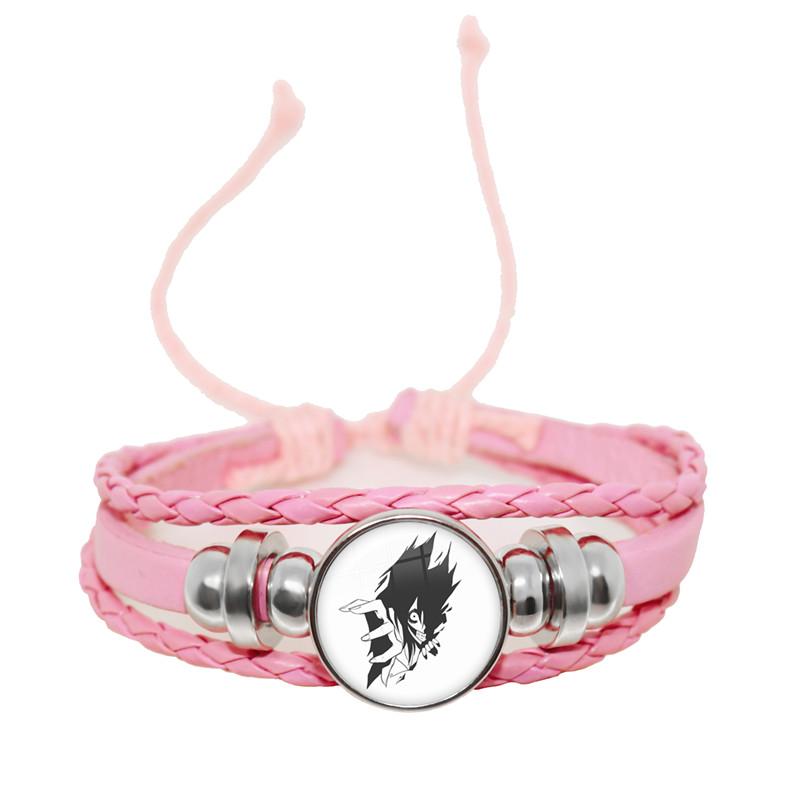 Fashion Accessory Gift For Kids Hot Creepypasta CREEPY PASTA TICCI TOBY Bracelet Glass Leather Bangle JEFF THE KILLER