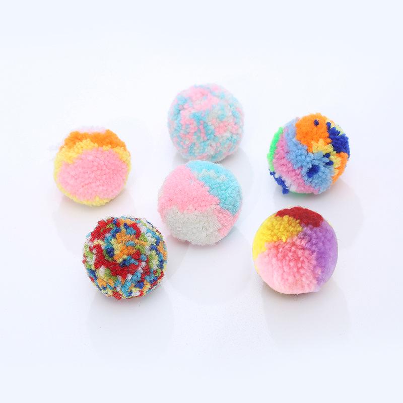 Colorful Plush Bite-Resistant Cat Toys - Interactive Self-Play Boredom Relief