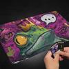 Frog King Illustration Magic Party Game Mat Durable Rubber for MTG&TCG Games 35X60cm Mouse Pad Office Desk Mats Friendly Design
